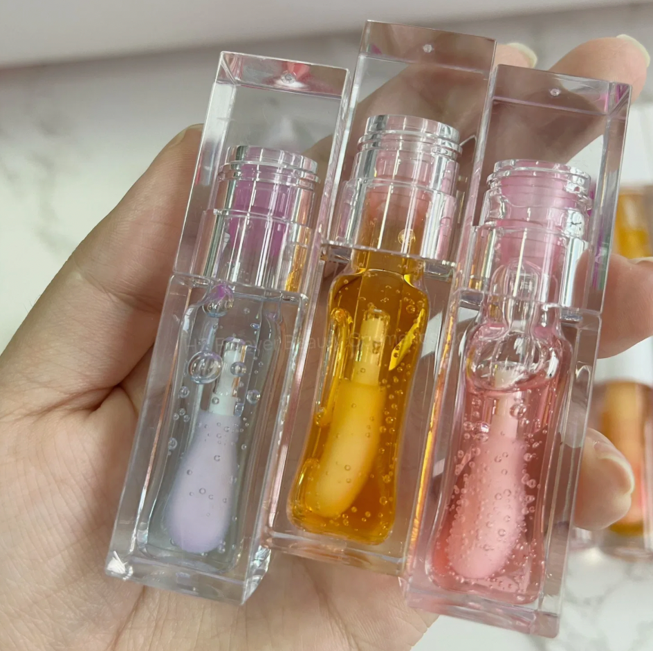 Tinted Hydrating Lip Oil with Glossy Finish