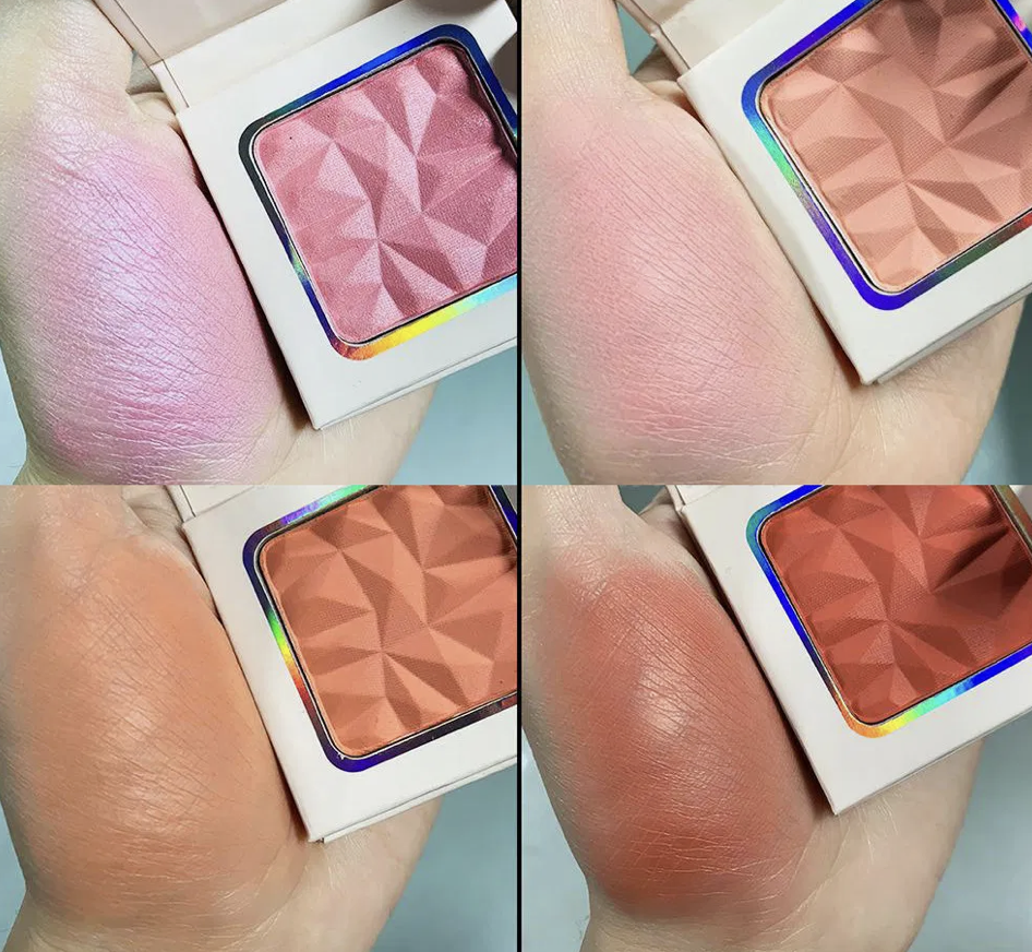 Multicolor Shimmer Powder Blush with Radiant Finish