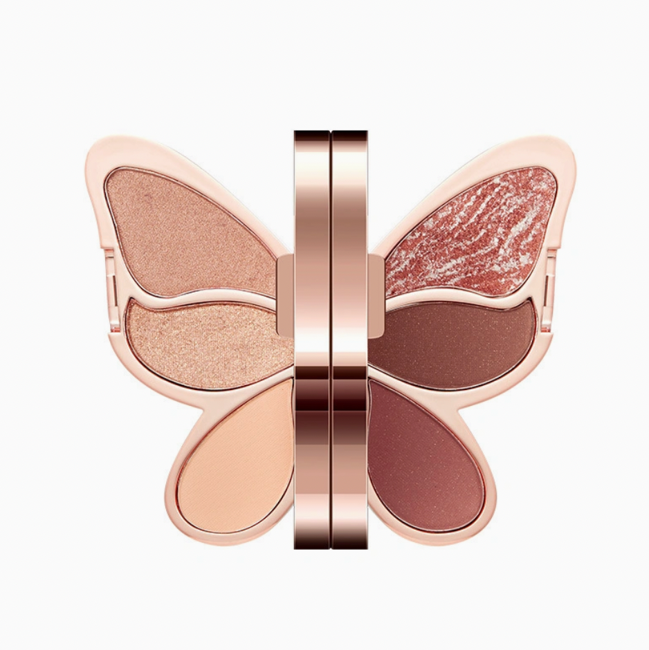 6-Color Pearl & Glitter Eyeshadow Palette